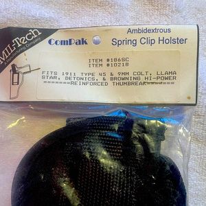 Mil~Tech spring clip holster x2